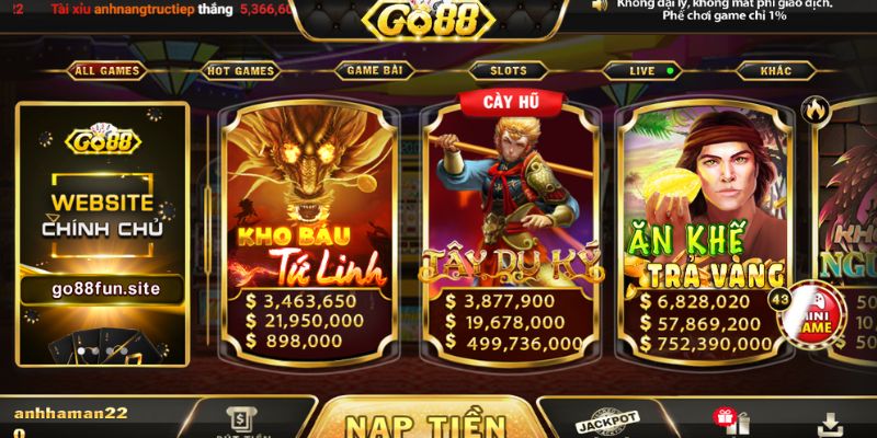 Hướng dẫn Tây Du Ký tại GO88