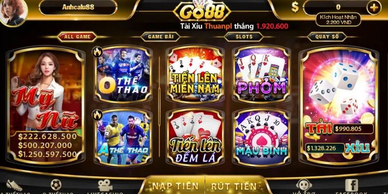 Hướng dẫn rút tiền tại GO88 Online