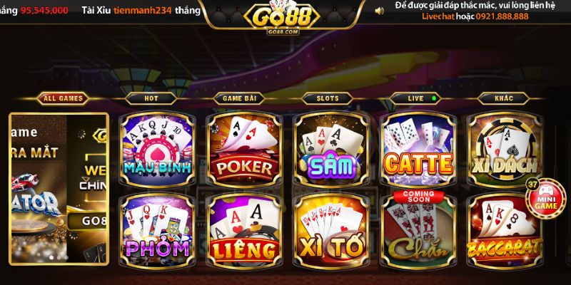 Tham gia poker tại GO88 ios