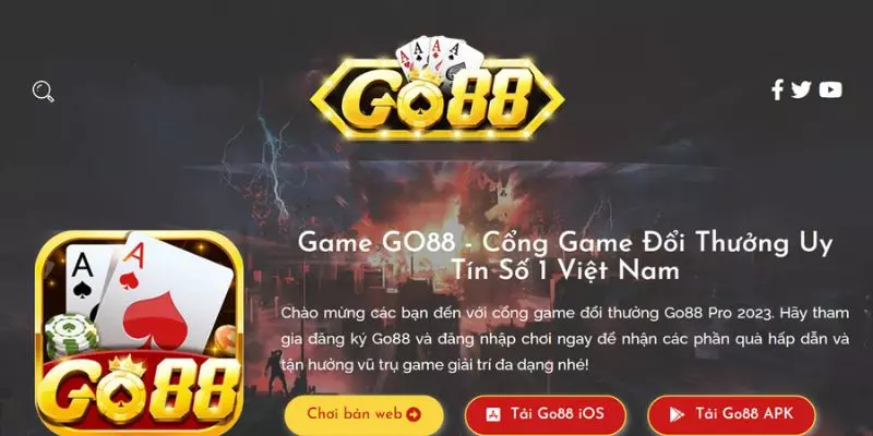 Hướng dẫn tải app GO88 IOS