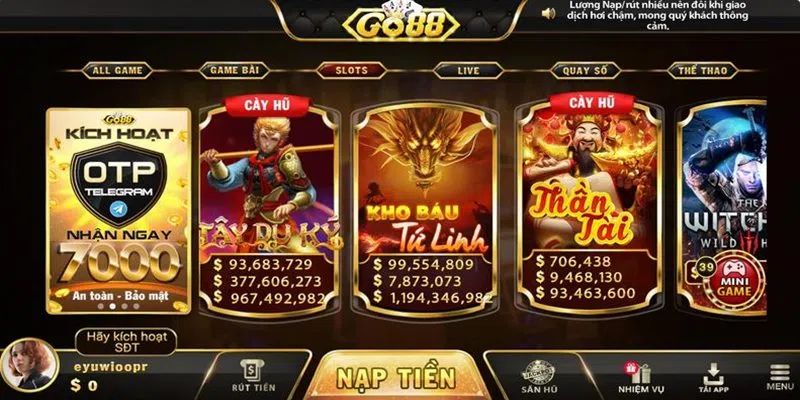 Trải nghiệm Tây Du Ký tại link tải GO88