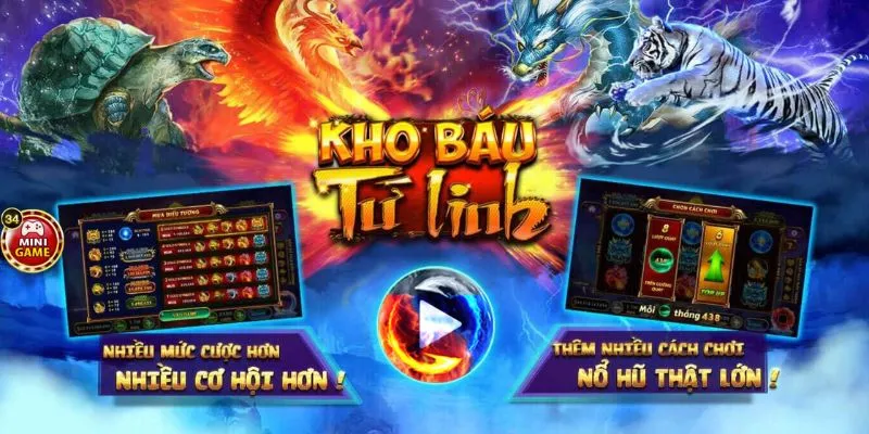 Tham gia Kho báu tứ linh tại GO88 IOS