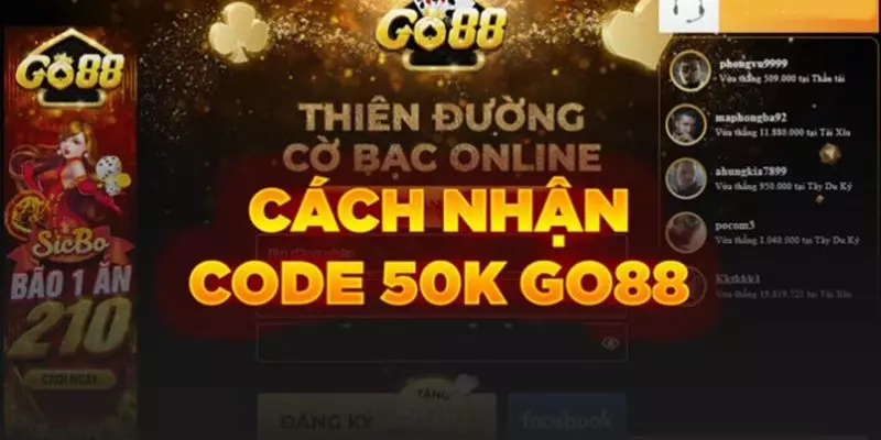 Nhận ưu đãi từ GO88 online