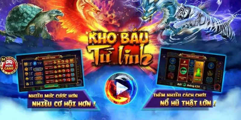 Cách chơi Kho báu tứ linh GO88