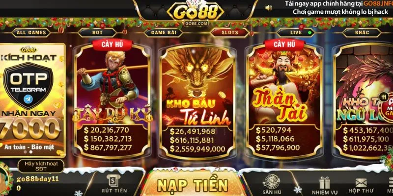 Tham gia Tây Du Kỳ Khi Tải Go88